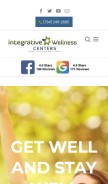 How iwcenters.com looks like on a mobile device such as an iPhone.