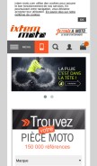How ixtem-moto.com looks like on a mobile device such as an iPhone.