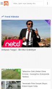 How izlesene.com looks like on a mobile device such as an iPhone.