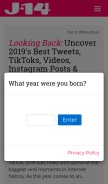 How j-14.com looks like on a mobile device such as an iPhone.