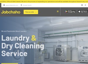 How jabchaho.com looks like on a tablet such as an iPad.