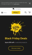 How jabra.nl looks like on a mobile device such as an iPhone.