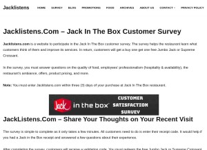 How jacklistenscom.co looks like on a tablet such as an iPad.