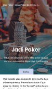 How jadi-poker.jimdosite.com looks like on a mobile device such as an iPhone.