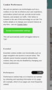 How jamieoliver.com looks like on a mobile device such as an iPhone.