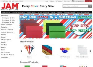 How jampaper.com looks like on a tablet such as an iPad.