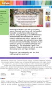 How janlynn.com looks like on a mobile device such as an iPhone.