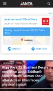 How jantakareporter.com looks like on a mobile device such as an iPhone.