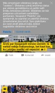 How jauns.lv looks like on a mobile device such as an iPhone.