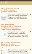 How java67.com looks like on a mobile device such as an iPhone.