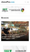 How jawapos.com looks like on a mobile device such as an iPhone.