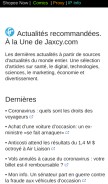 How jaxcy.com looks like on a mobile device such as an iPhone.