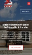 How jbcontractingpa.com looks like on a mobile device such as an iPhone.