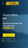 How jbhunt.com looks like on a mobile device such as an iPhone.