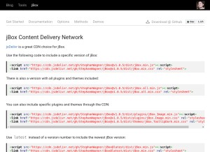 How jboxcdn.com looks like on a tablet such as an iPad.