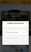 How jcb.com looks like on a mobile device such as an iPhone.