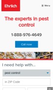 How jcehrlich.com looks like on a mobile device such as an iPhone.