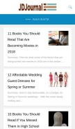 How jdjournal.com looks like on a mobile device such as an iPhone.