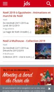 How jds.fr looks like on a mobile device such as an iPhone.