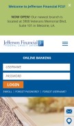 How jeffersonfinancial.org looks like on a mobile device such as an iPhone.
