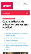 How jenesaispop.com looks like on a mobile device such as an iPhone.