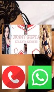 How jennygupta.com looks like on a mobile device such as an iPhone.