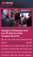 How jennygurgaonescorts.in looks like on a mobile device such as an iPhone.