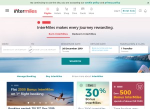 How jetprivilege.com looks like on a tablet such as an iPad.