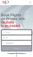 How jetsmarter.com looks like on a mobile device such as an iPhone.