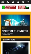 How jeuxvideo-live.com looks like on a mobile device such as an iPhone.