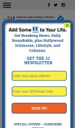 How jewishjournal.com looks like on a mobile device such as an iPhone.
