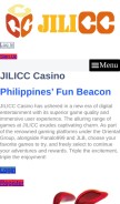 How jilicc.top looks like on a mobile device such as an iPhone.