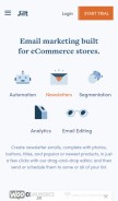How jilt.com looks like on a mobile device such as an iPhone.