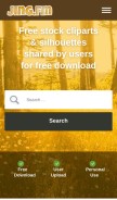 How jing.fm looks like on a mobile device such as an iPhone.
