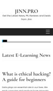 How jinn.pro looks like on a mobile device such as an iPhone.