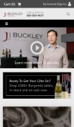 How jjbuckley.com looks like on a mobile device such as an iPhone.