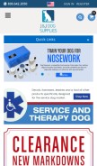 How jjdog.com looks like on a mobile device such as an iPhone.