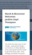 How jltgroup.com looks like on a mobile device such as an iPhone.
