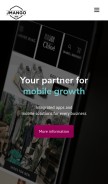 How jmango360.com looks like on a mobile device such as an iPhone.