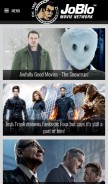 How joblo.com looks like on a mobile device such as an iPhone.