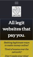 How joboglobo.com looks like on a mobile device such as an iPhone.