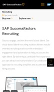 How jobs2web.com looks like on a mobile device such as an iPhone.