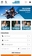 How jochen-schweizer.de looks like on a mobile device such as an iPhone.