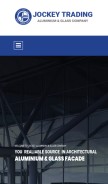 How jockeytmc.com looks like on a mobile device such as an iPhone.
