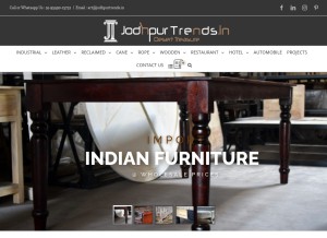 How jodhpurtrends.in looks like on a tablet such as an iPad.