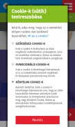 How jogtar.hu looks like on a mobile device such as an iPhone.