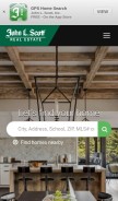 How johnlscott.com looks like on a mobile device such as an iPhone.