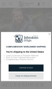 How johnstonsofelgin.com looks like on a mobile device such as an iPhone.