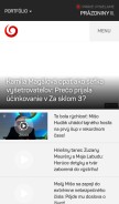 How joj.sk looks like on a mobile device such as an iPhone.