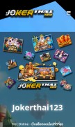 How jokerthaivip.com looks like on a mobile device such as an iPhone.